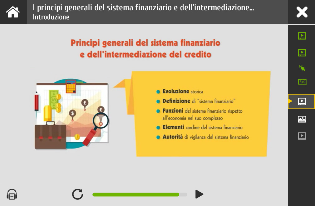 Principi generali sul sistema finanziario e sull’intermediazione del credito