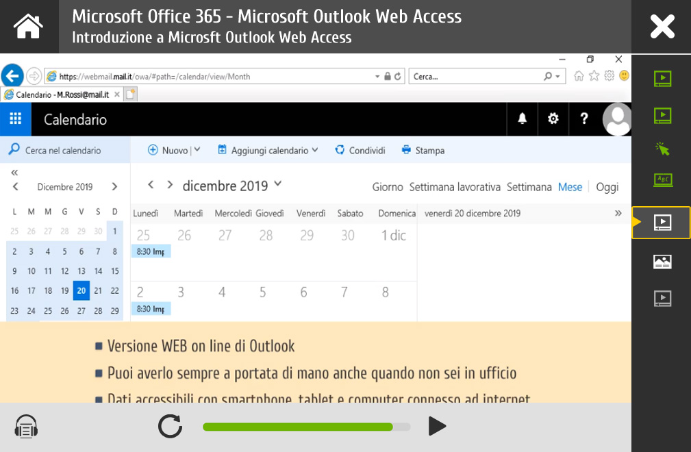 Microsoft Outlook Web Application – OWA (Office 365)