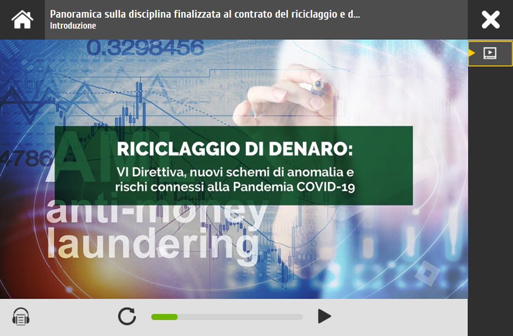 Riciclaggio di denaro: prospettive legate al recepimento della VI Direttiva antiriciclaggio e rischi connessi alla Pandemia COVID-19